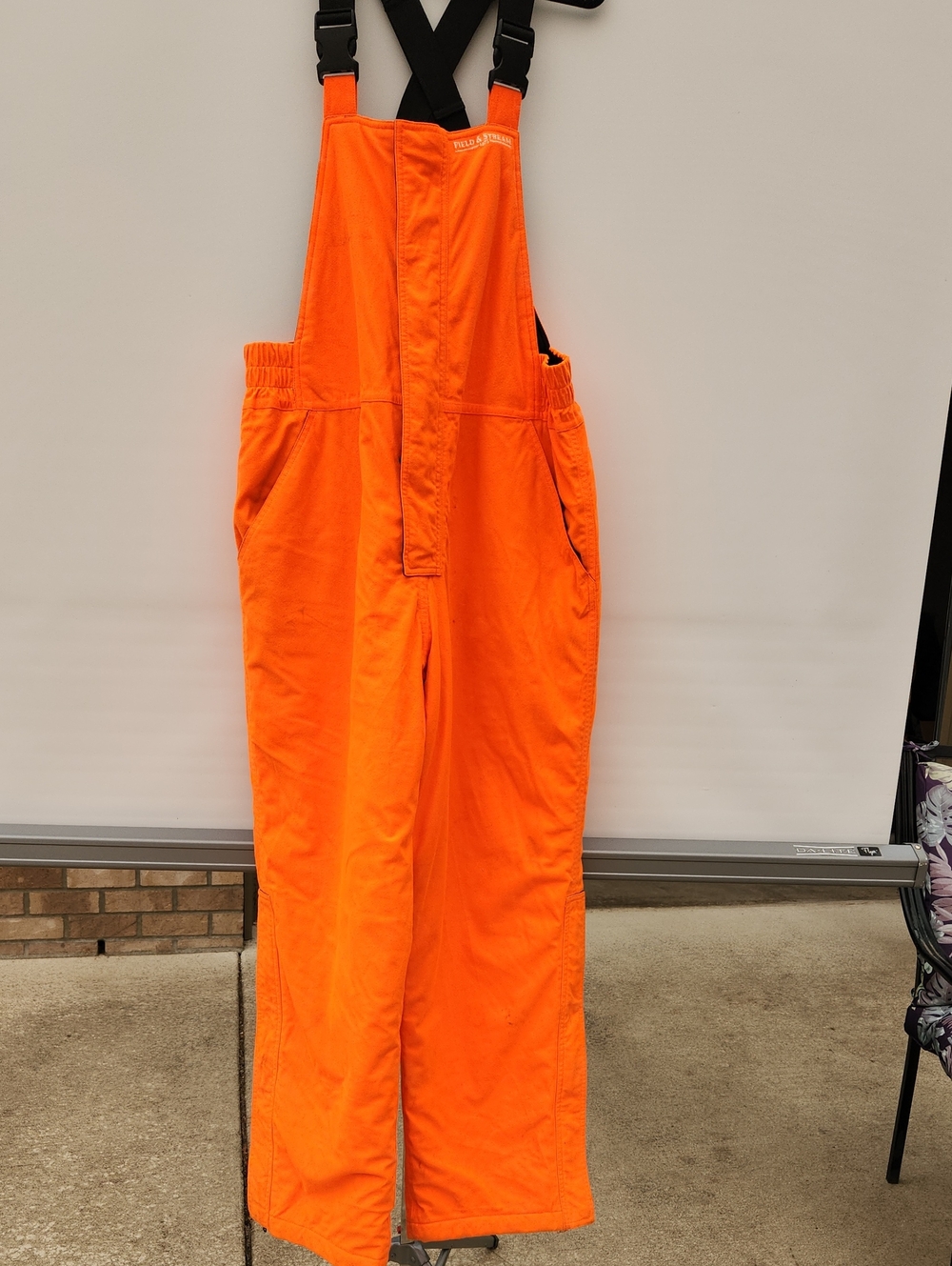 Field & Stream Orange Men's Bib Snow Pants